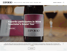 Tablet Screenshot of esporao.com